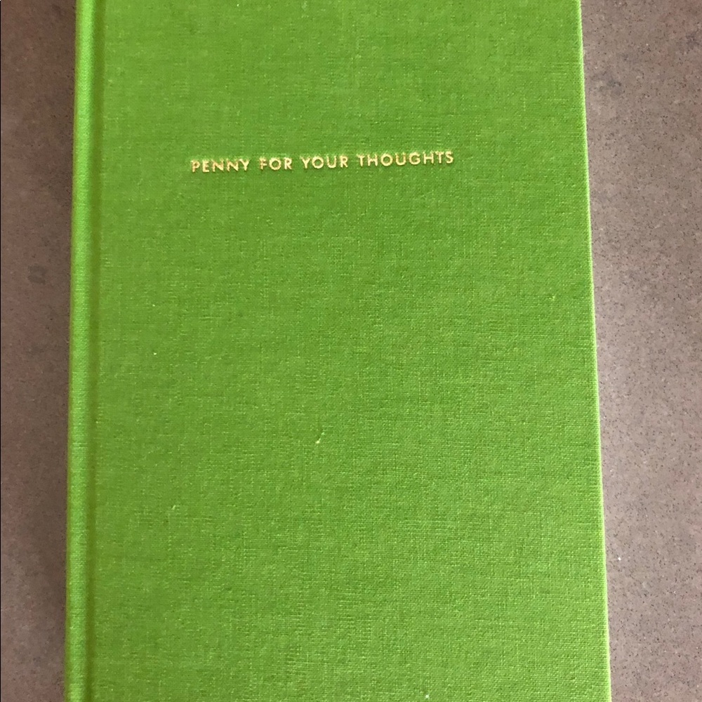 Kate Spade ♠️ PENNY FOR YOUR THOUGHTS Journal NEW